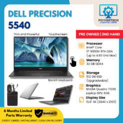 Dell Precision 5540 i7 9th