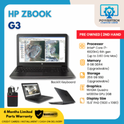 HP ZBook G3 i7 6th