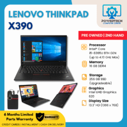 Lenovo Thinkpad X390 i5 8th (Non Touch)