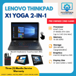 Lenovo Thinkpad X1 Yoga i7 6th 16gb