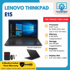 Lenovo Thinkpad E15 i5 10th