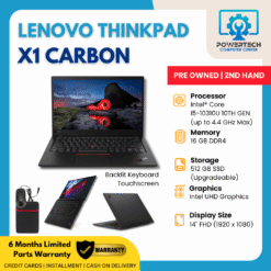 Lenovo Thinkpad X1 Carbon gen 8 i5 10th