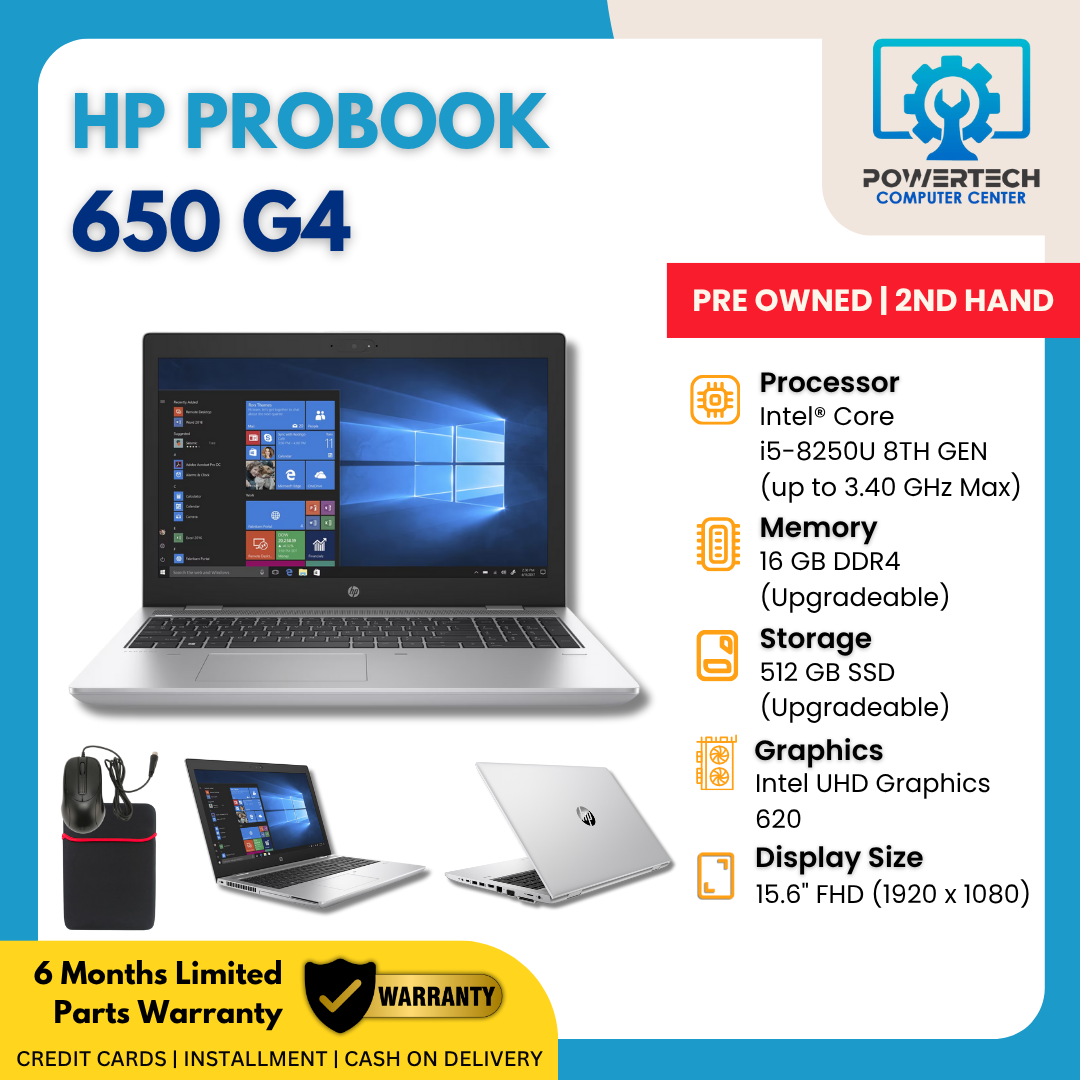 HP Probook 650 G4 i5 8th