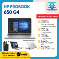 HP Probook 650 G4 i5 8th HD