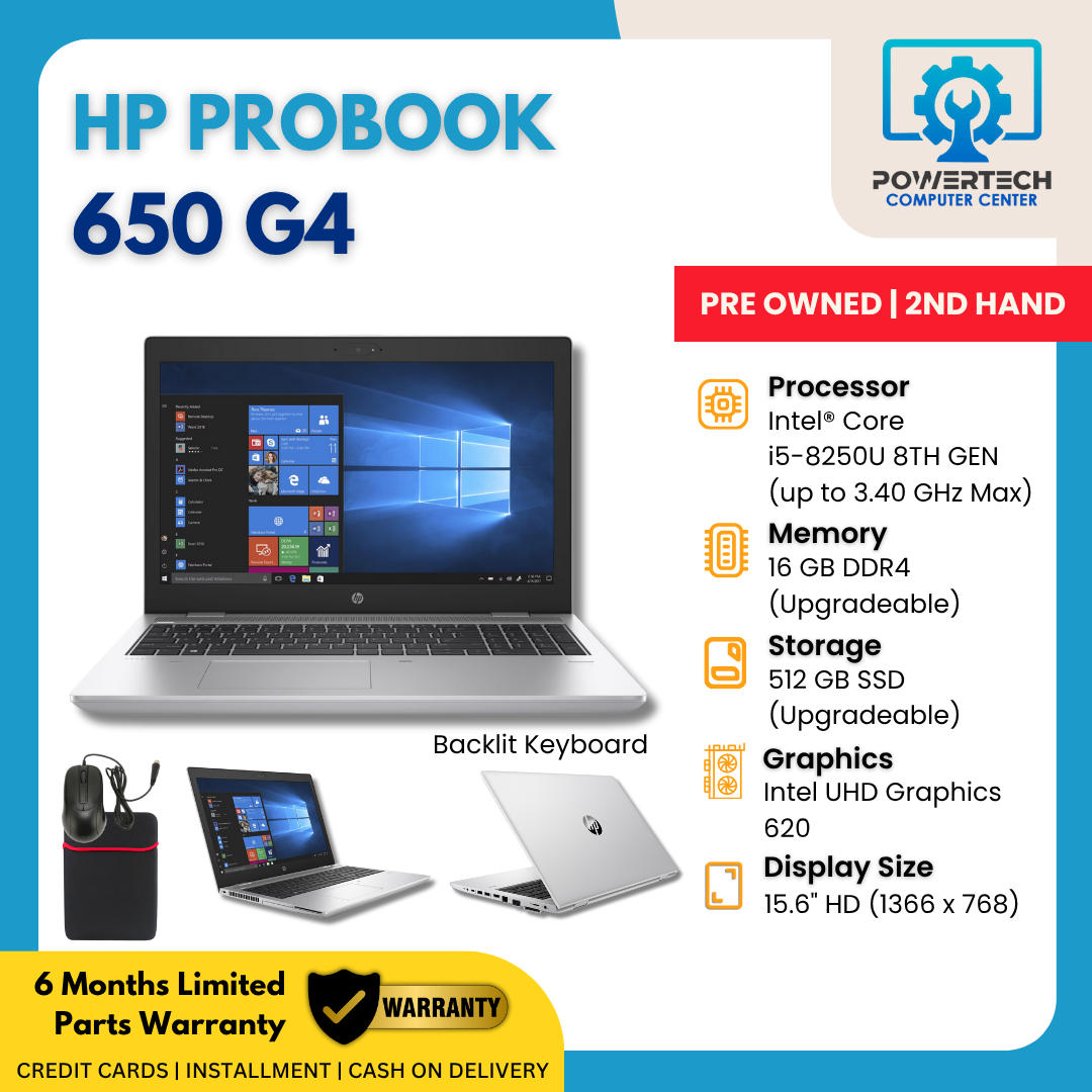 HP Probook 650 G4 i5 8th HD