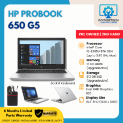 HP Probook 650 G5 i5 8th