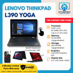 Lenovo Thinkpad L390 Yoga i5 8th