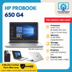HP Probook 650 G4 i5 8th Full HD