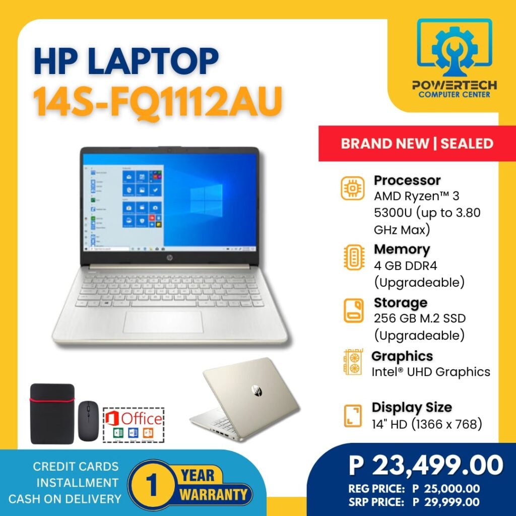 Laptop 14S FQ1112AU